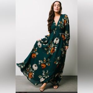 NWT Baltic Born Olivia maxi dress in Deep Topaz Floral